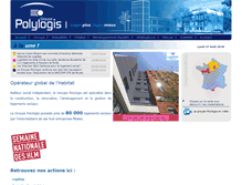 Tablet Screenshot of polylogis.fr